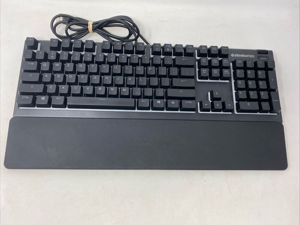SteelSeries Apex Gen 3 Gaming Keyboard 64795 Very Good Tested And Working!